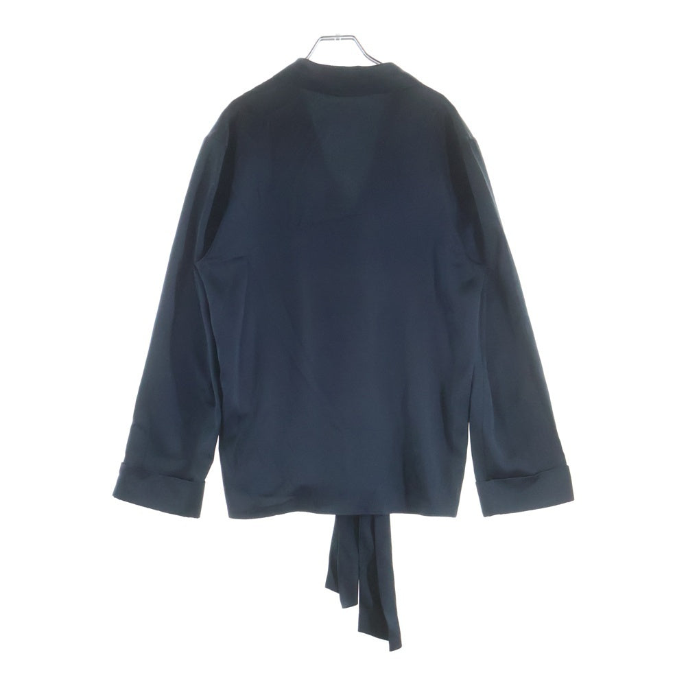 SAINT LAURENT PARIS(サンローランパリ) 23SS シルク ボウタイ シャツ ブルー 760906 Y1H54