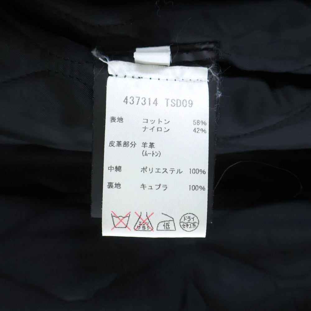 BALENCIAGA(バレンシアガ) DRIL HOODED PARKA SHIRT パーカーシャツ コート フード付きロングコート ブラック437314 TSD09