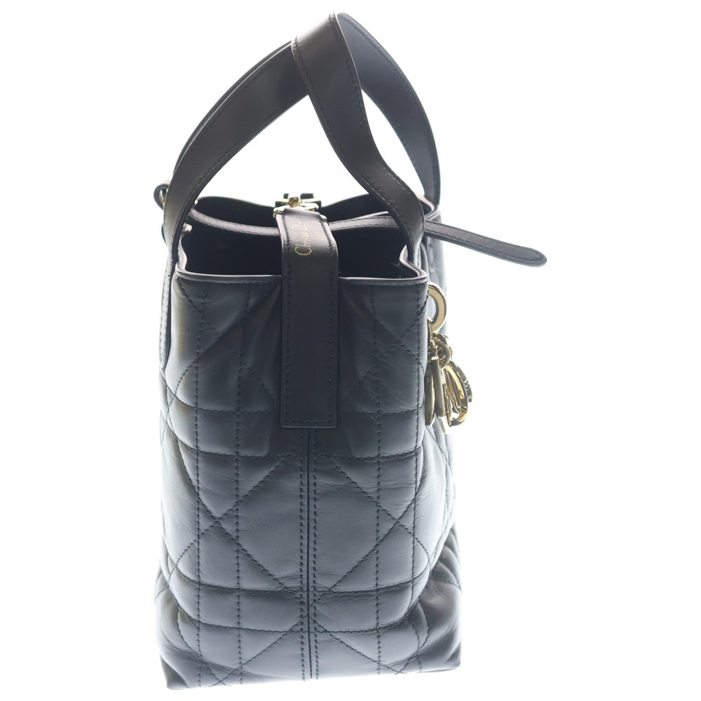 Christian Dior(クリスチャンディオール) トゥジュール バーティカル トートバック ショルダーバッグ ブラック レディース