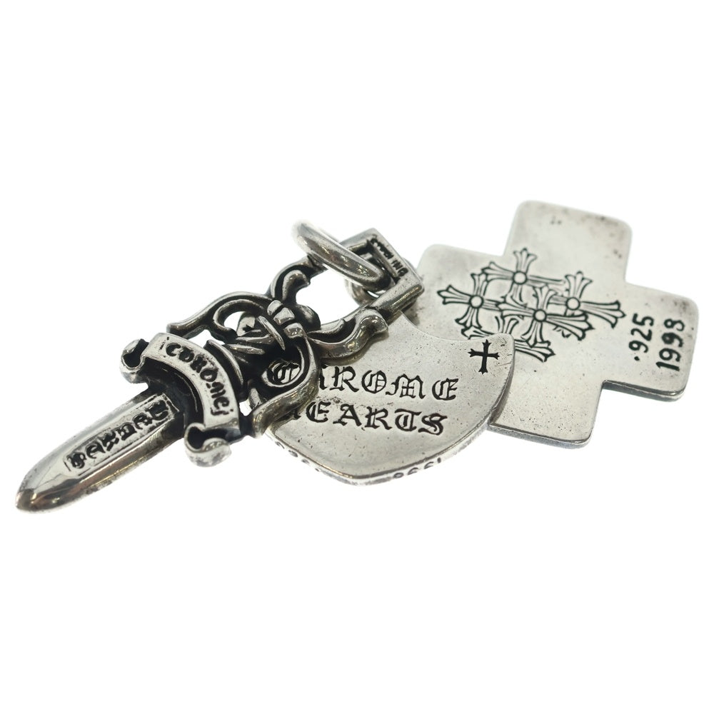 CHROME HEARTS(クロムハーツ) 3TRINKETS OLD 3トリンケッツ ペンダントトップ シルバー BCA202