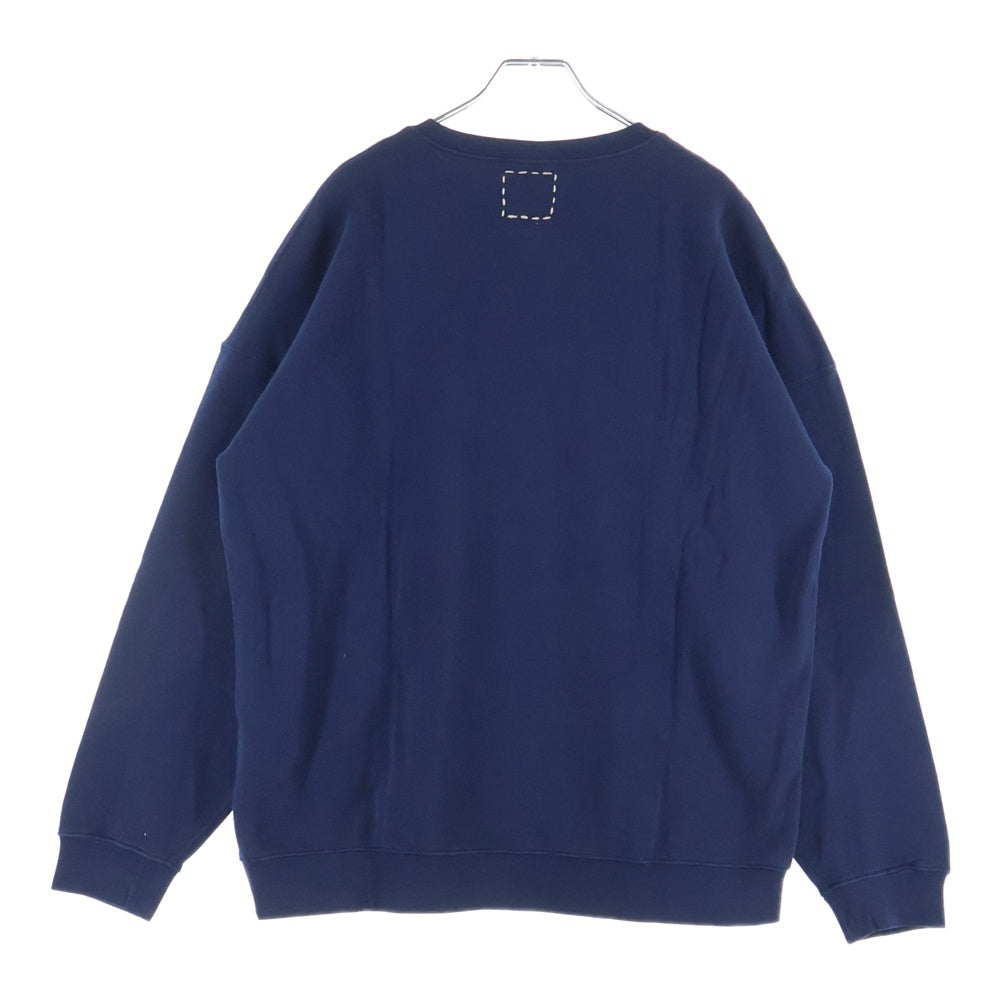 VISVIM(ヴィスヴィム) JUMBO SWEAT L/S UNEVEN DYE ジャンボ スウェット クルーネックスウェット ブルー 0120105010008