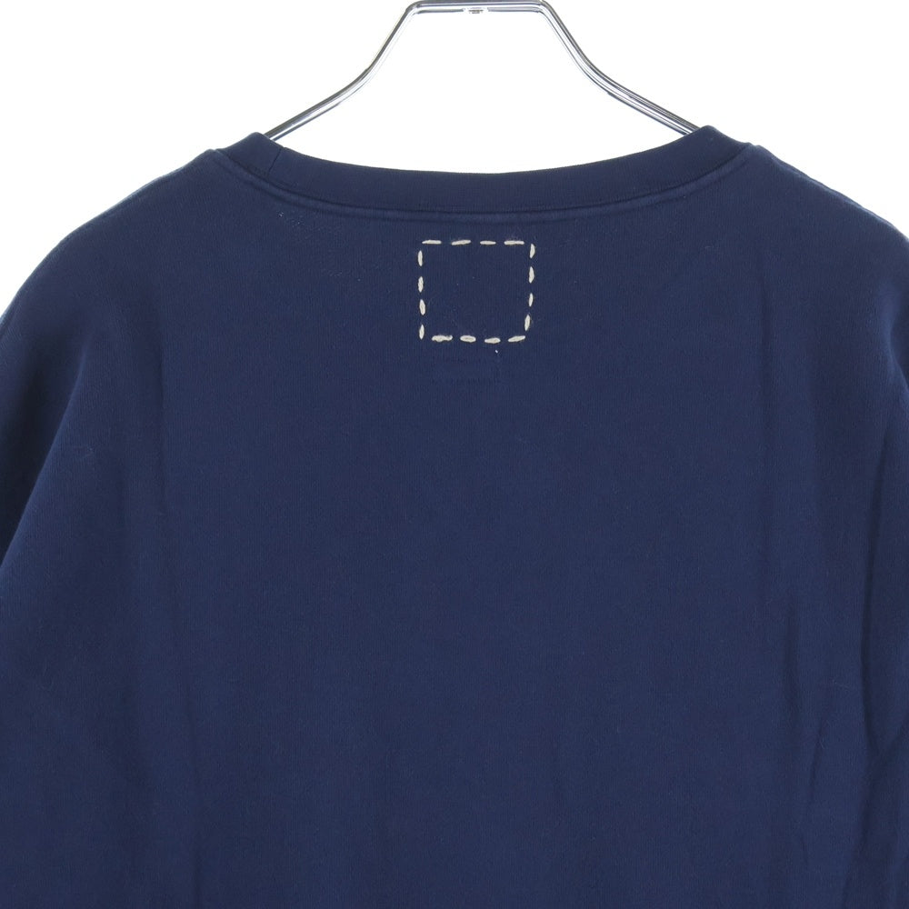 VISVIM(ヴィスヴィム) JUMBO SWEAT L/S UNEVEN DYE ジャンボ スウェット クルーネックスウェット ブルー 0120105010008