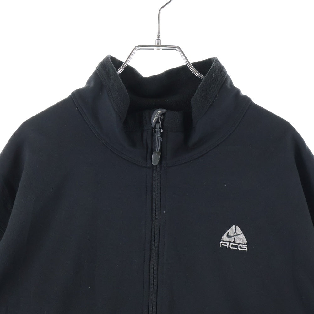 NIKE ACG(ナイキエーシージー) フルジップトラックジャケット フリースジャケット ブラック ACGM0095