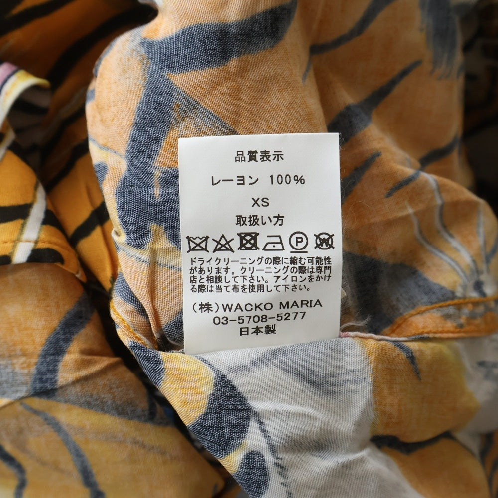 WACKO MARIA(ワコマリア) 20SS TIM LEHI HAWAIIAN SHIRTS ティムリーハイ ハワイアン 半袖シャツ イエロー