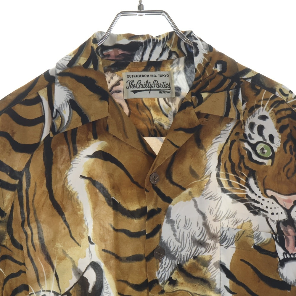 WACKO MARIA(ワコマリア) 20SS TIM LEHI HAWAIIAN SHIRTS ティムリーハイ ハワイアン 半袖シャツ ベージュ
