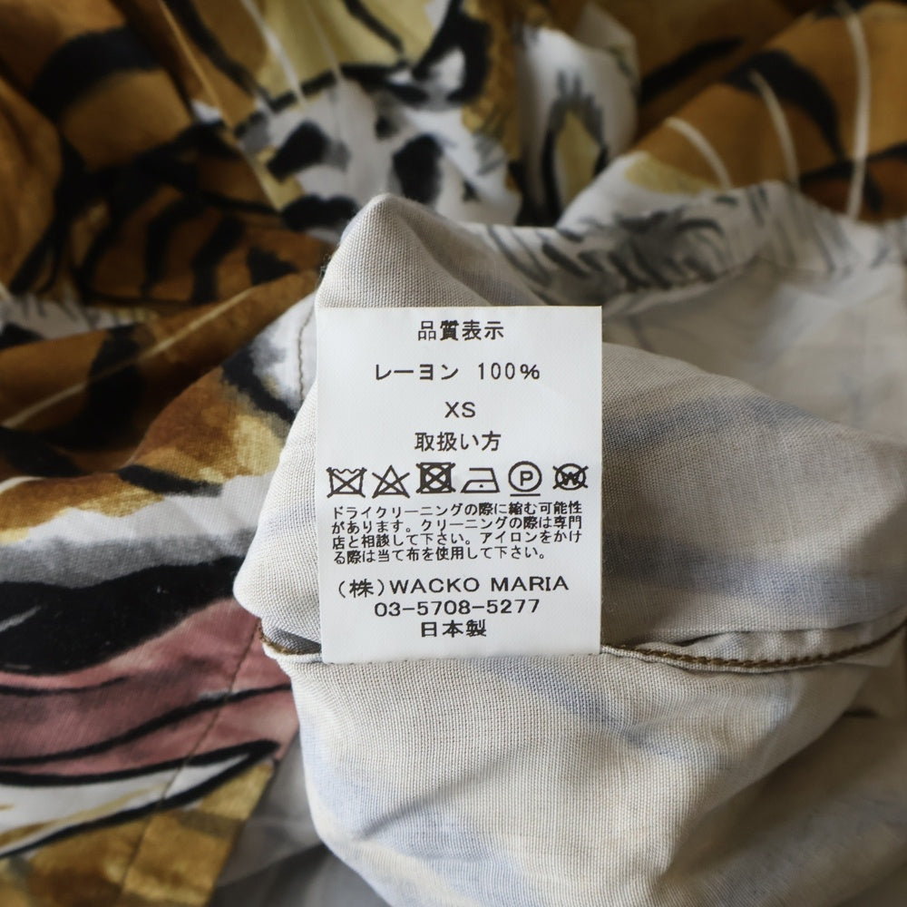 WACKO MARIA(ワコマリア) 20SS TIM LEHI HAWAIIAN SHIRTS ティムリーハイ ハワイアン 半袖シャツ ベージュ