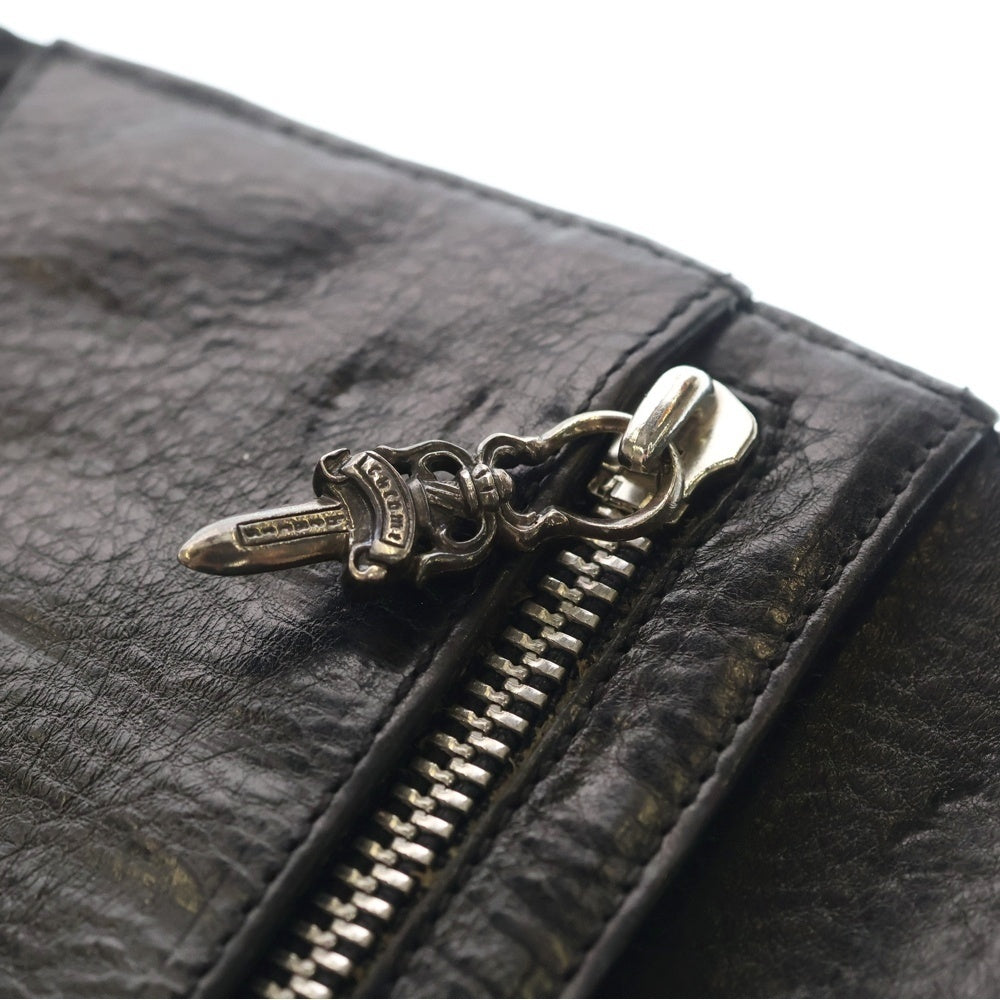 CHROME HEARTS(クロムハーツ) WAVE WALLET ALLIGATOR ウェーブウォレット アリゲーター ロングウォレット 財布 ブラック