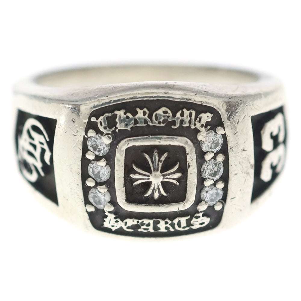 CHROME HEARTS(クロムハーツ) SM CHAMPION スモールチャンピオンリング PAVEダイヤ シルバー