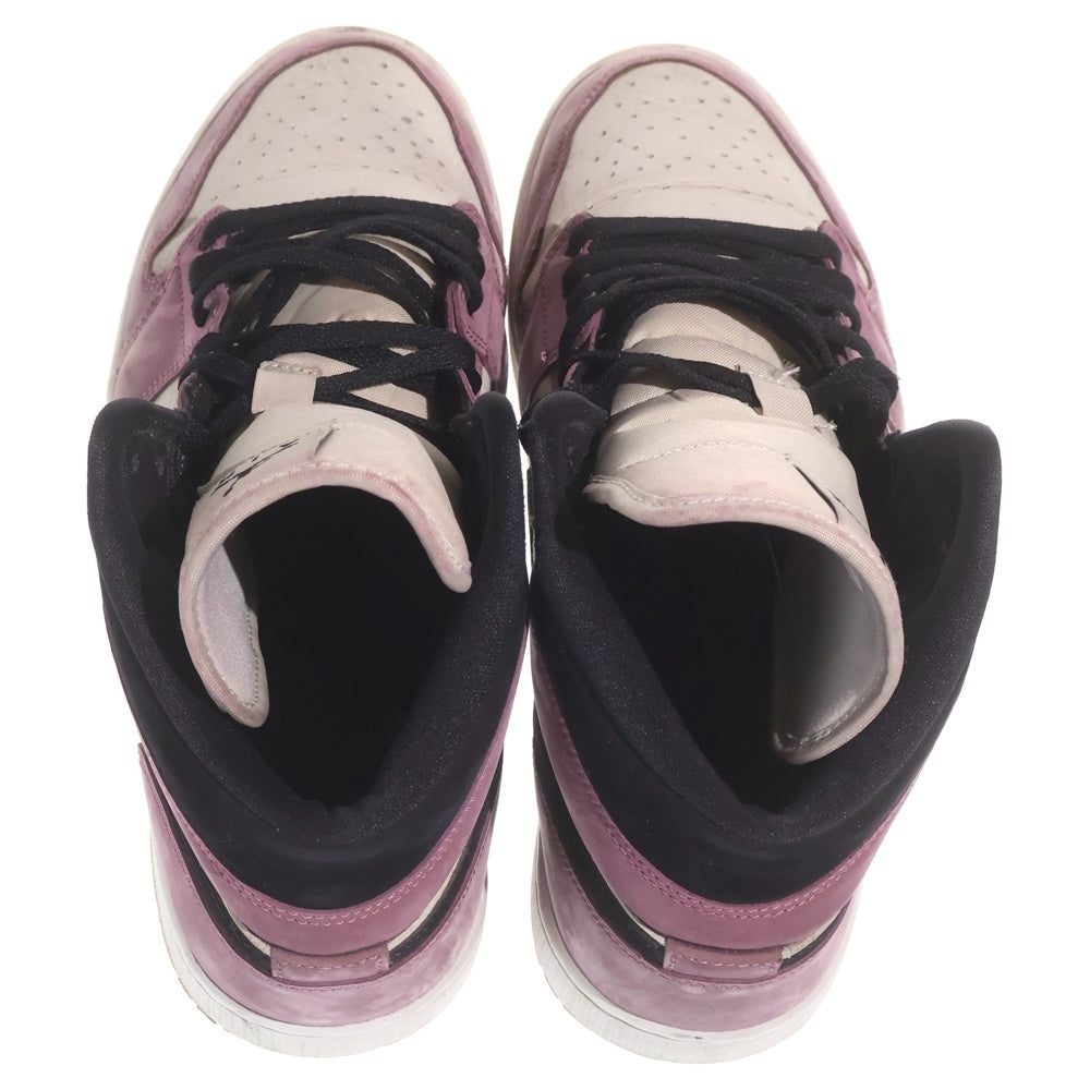 NIKE(ナイキ) Women's Air Jordan 1 Mid Berry Pink ウィメンズ エアジョーダン1 ミッド ハイカットスニーカー シューズ パープル US11.5/28.5cm DC7267-500 レディース