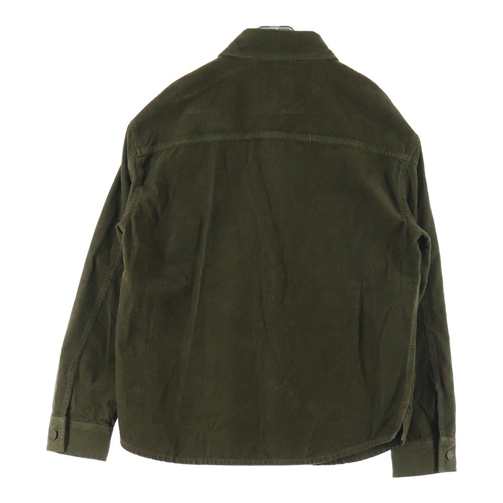 SAINT LAURENT PARIS(サンローランパリ) カーゴポケット コーデュロイジャケット シャツジャケット モスグリーン 838725