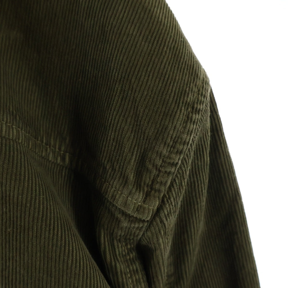 SAINT LAURENT PARIS(サンローランパリ) カーゴポケット コーデュロイジャケット シャツジャケット モスグリーン 838725