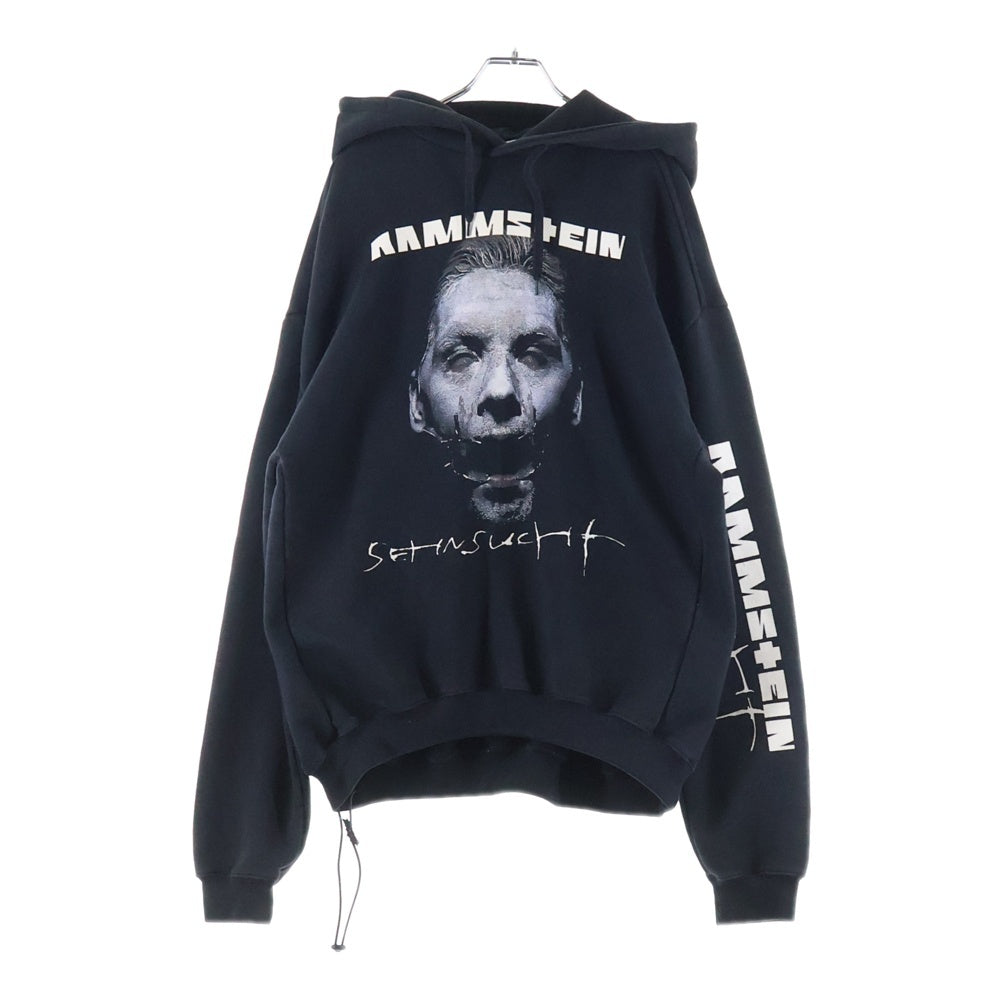 VETEMENTS(ヴェトモン) 17AW RAMMSTEIN Hoodie ラムシュタイン スウェットプルオーバーパーカー ブラック MAH18TR29