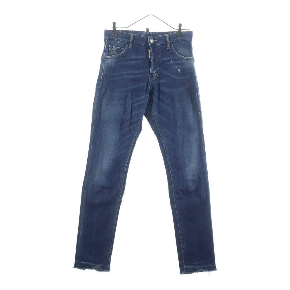 DSQUARED2(ディースクエアード) MAC DADDY JEAN ストレートパンツ スキニーデニムパンツ インディゴ S71LB0236 S30342