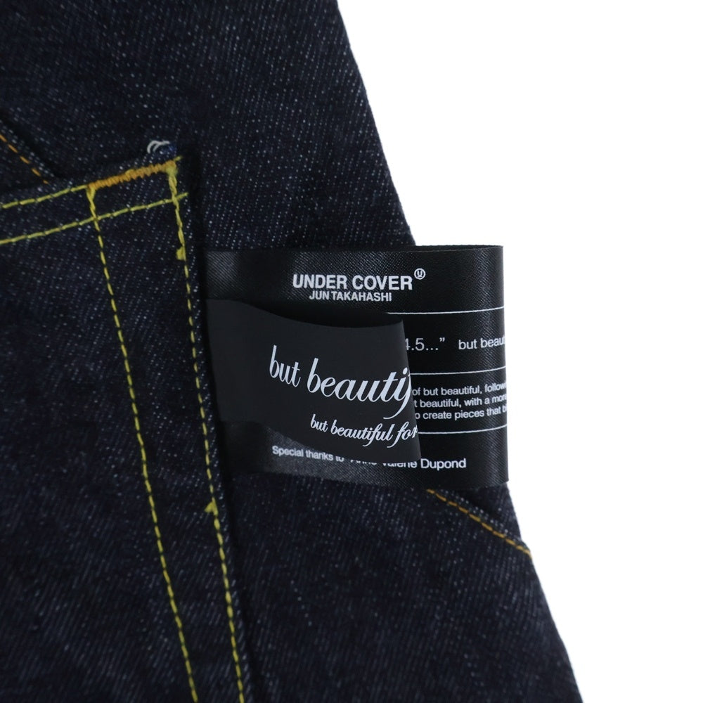 UNDERCOVER(アンダーカバー) 26SS BUT BEAUTIFUL 復刻BUT リジットデニムショートパンツ バギーショーツ インディゴ UC1F4512-3