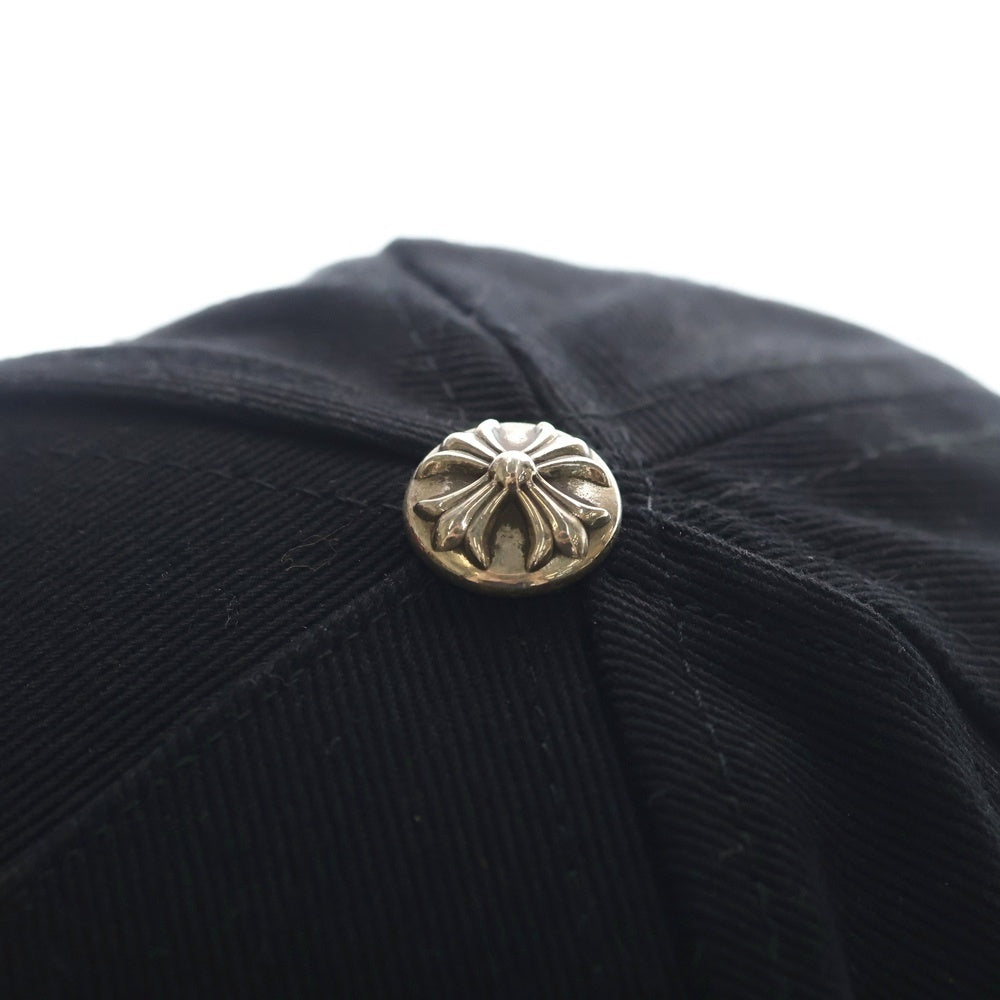 CHROME HEARTS(クロムハーツ) TRUCKER CAP デニムトラッカー ヴァインダガー刺繍 クロスボール付き キャップ ブラック
