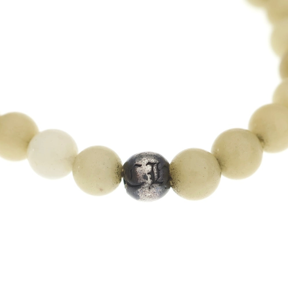 CHROME HEARTS(クロムハーツ) 6mm BEAD 6mmビーズブレス ホワイト ブレスレット