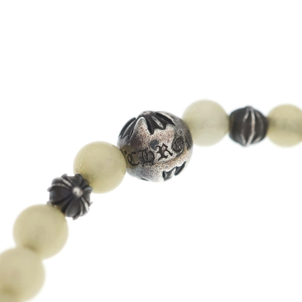 CHROME HEARTS(クロムハーツ) 6mm BEAD 6mmビーズブレス ホワイト ブレスレット