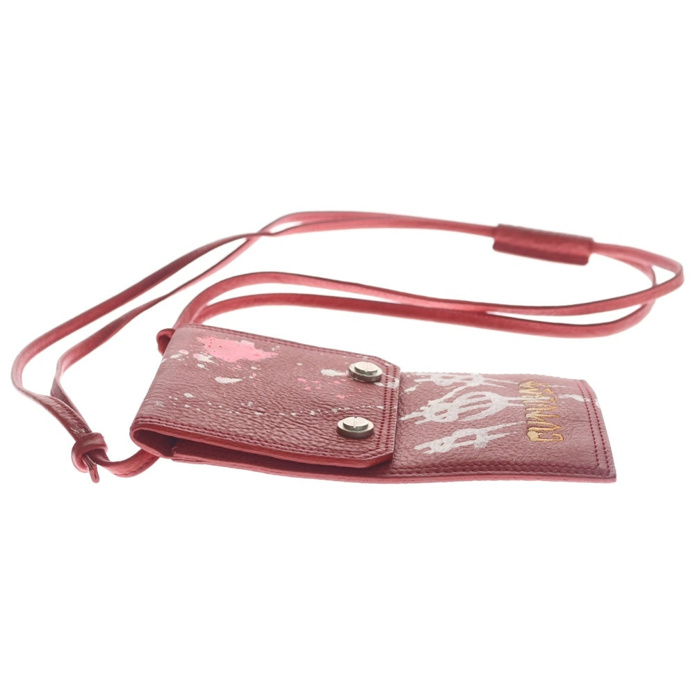 cvtvlist(カタリスト) SACOCHE サコッシュ レザー ショルダーバッグ レッド レディース