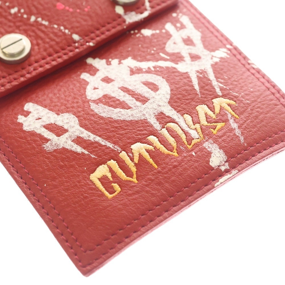 cvtvlist(カタリスト) SACOCHE サコッシュ レザー ショルダーバッグ レッド レディース
