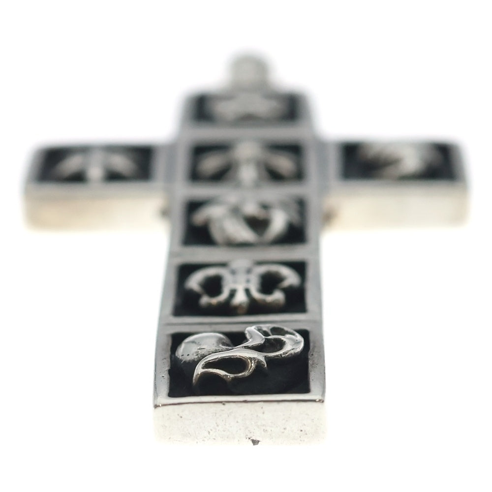 CHROME HEARTS(クロムハーツ) FRMD CRS マルチフレームドクロス ペンダント ネックレストップ シルバー