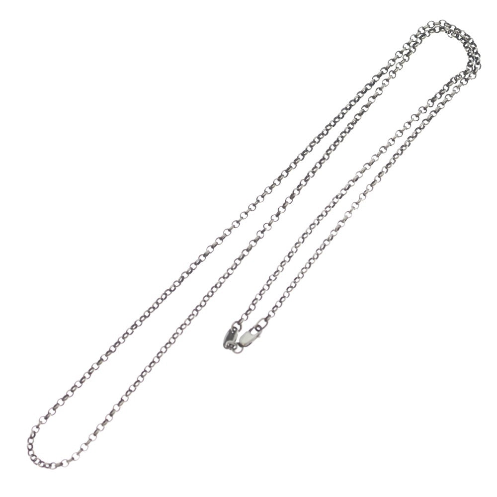 CHROME HEARTS(クロムハーツ) NECKCHAIN R24 ロールチェーンネックレス 24inch シルバー BCA085