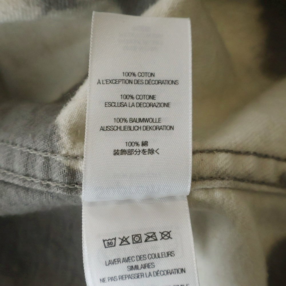 SUPREME(シュプリーム) 25SS Hooded Denim Shirt Bleached ブリーチ加工 デニムフーディーシャツ グレー