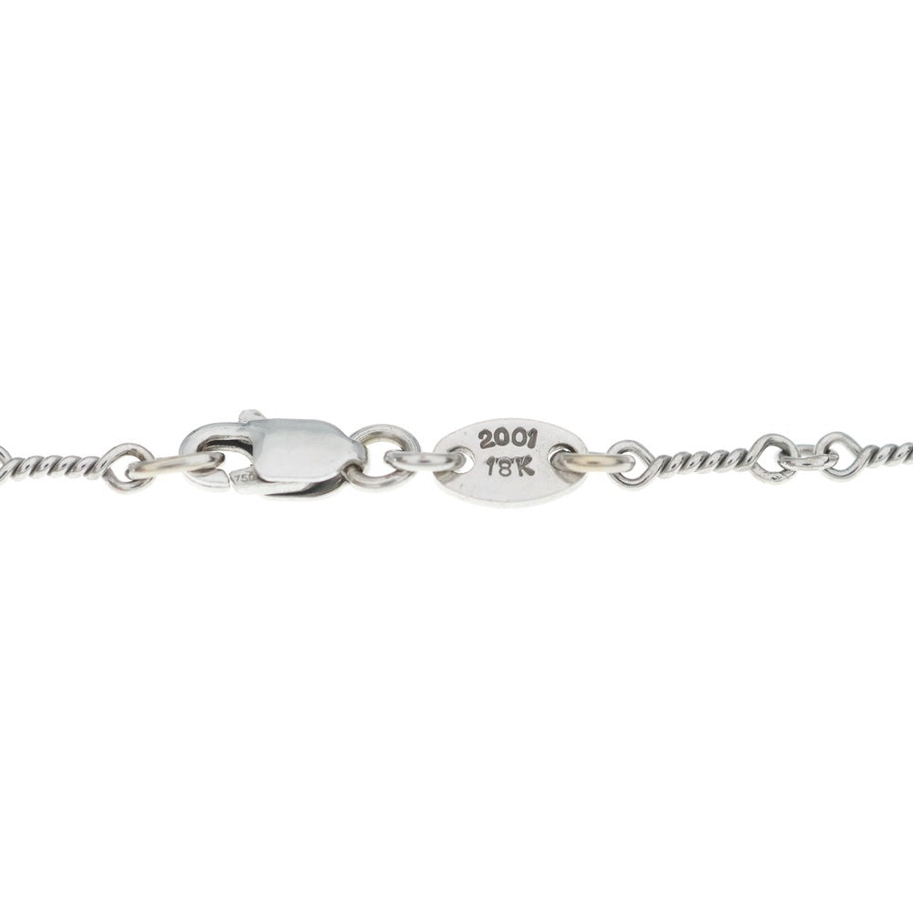 CHROME HEARTS(クロムハーツ) 18KWG NECKCHAIN T16 ツイストチェーンネックレス 16inch ホワイトゴールド BCA002