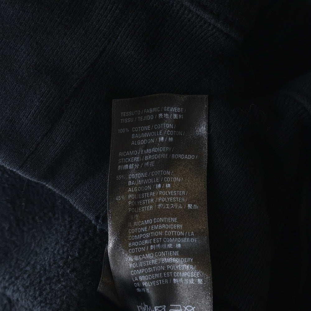 BALENCIAGA(バレンシアガ) フロントロゴ刺繍 スウェットトレーナー ブラック 652981 TKVD4