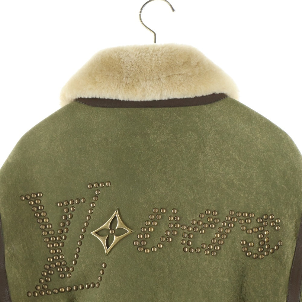 LOUIS VUITTON(ルイヴィトン) 24SS シアリングボンバルディア ジャケット ムートンジャケット カーキ RM241