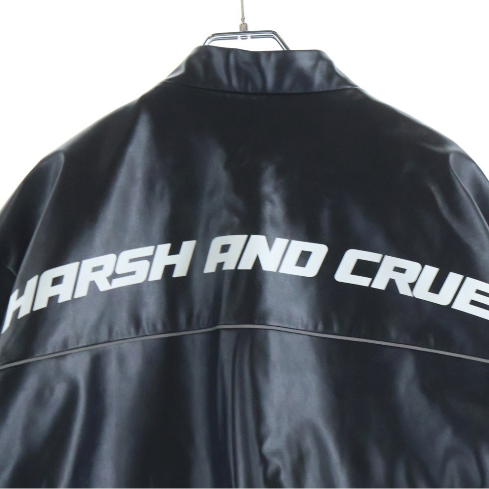 NO BRAND(ノーブランド) HARSH AND CRUEL レーシング ジャケット ブラック