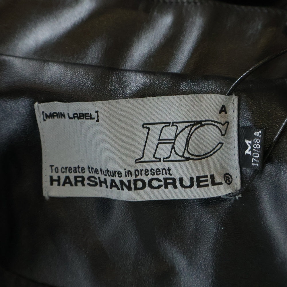 NO BRAND(ノーブランド) HARSH AND CRUEL レーシング ジャケット ブラック