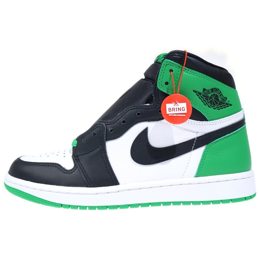 NIKE(ナイキ) AIR JORDAN 1 RETRO HIGH OG Celtics エアジョーダン 1 セルティック ローカットスニーカー ブラック/ホワイト/グリーン US9/27cm DZ5485-031