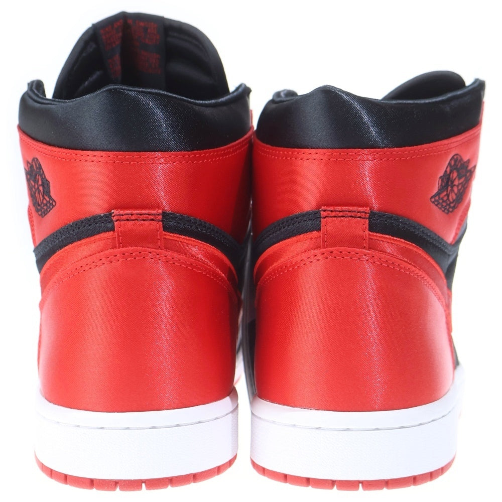 NIKE(ナイキ) WMNS AIR JORDAN 1 RETRO HIGH OG SATIN BRED ウィメンズ エアジョーダン1 レトロ サテンブレッド ハイカットスニーカー US11.5/28.5cm FD4810-061 レディース