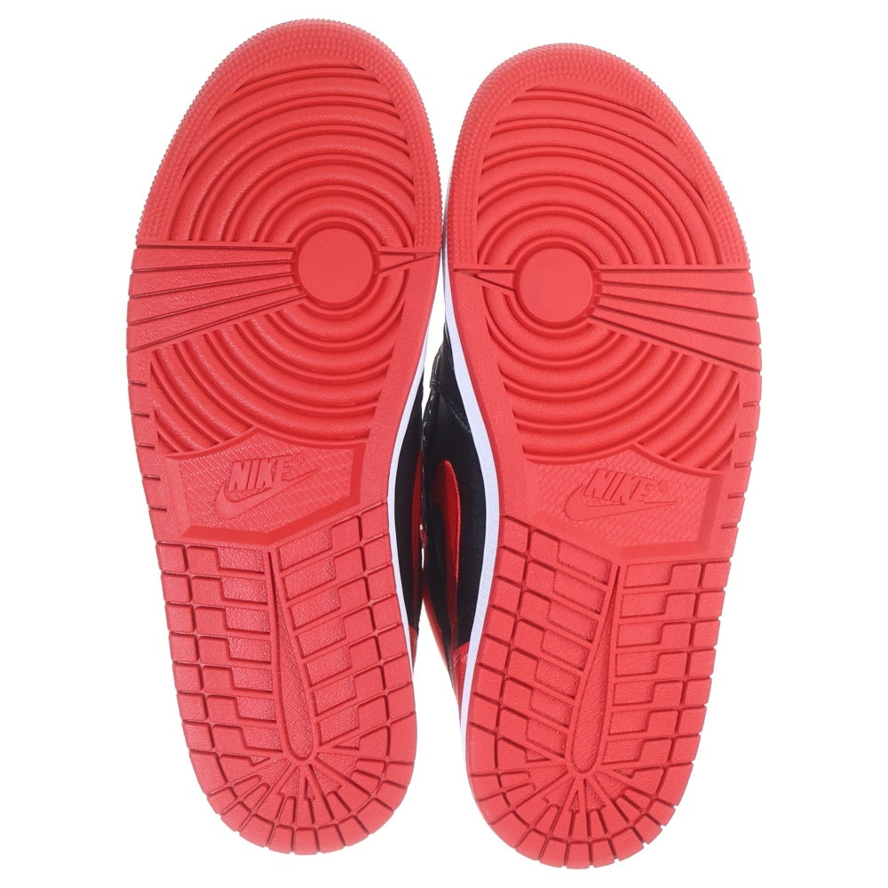 NIKE(ナイキ) WMNS AIR JORDAN 1 RETRO HIGH OG SATIN BRED ウィメンズ エアジョーダン1 レトロ サテンブレッド ハイカットスニーカー US11.5/28.5cm FD4810-061 レディース