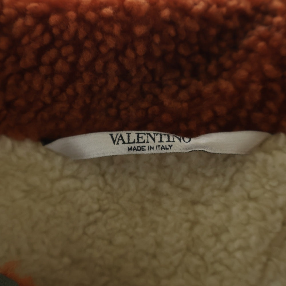 VALENTINO(ヴァレンティノ) 18AW スターズ バックプリントモッズコート ロングコート カーキ NV0CK0834L6