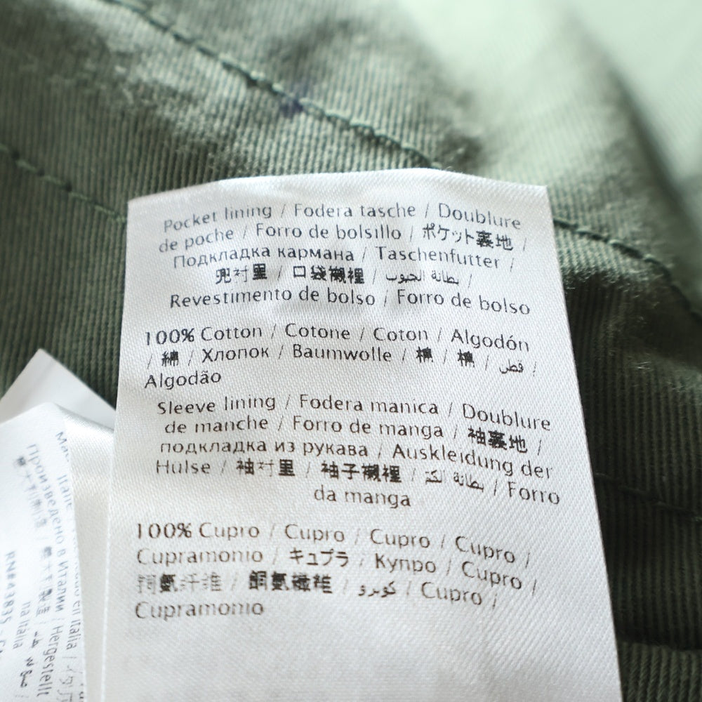 VALENTINO(ヴァレンティノ) 18AW スターズ バックプリントモッズコート ロングコート カーキ NV0CK0834L6