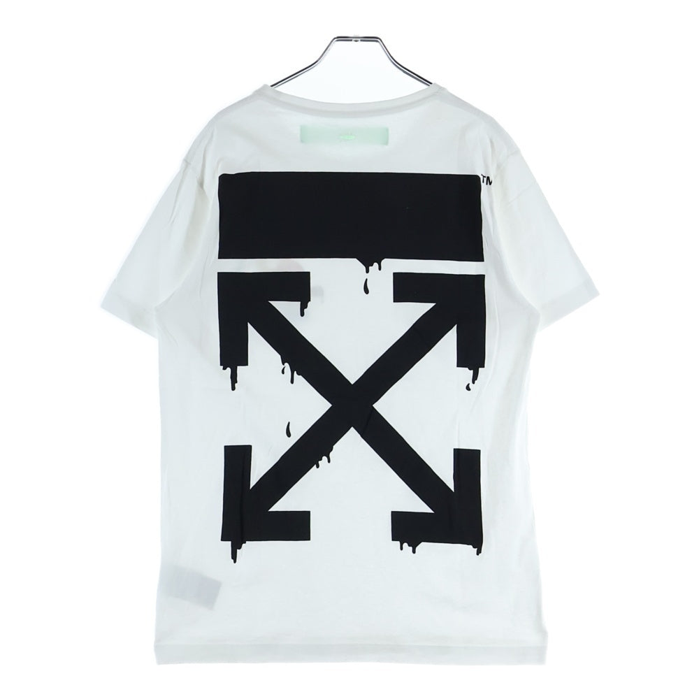 OFF-WHITE(オフホワイト) ×Simpsons シンプソンズ プリント クルーネック 半袖Tシャツ カットソー ホワイト OMAA027S19185034