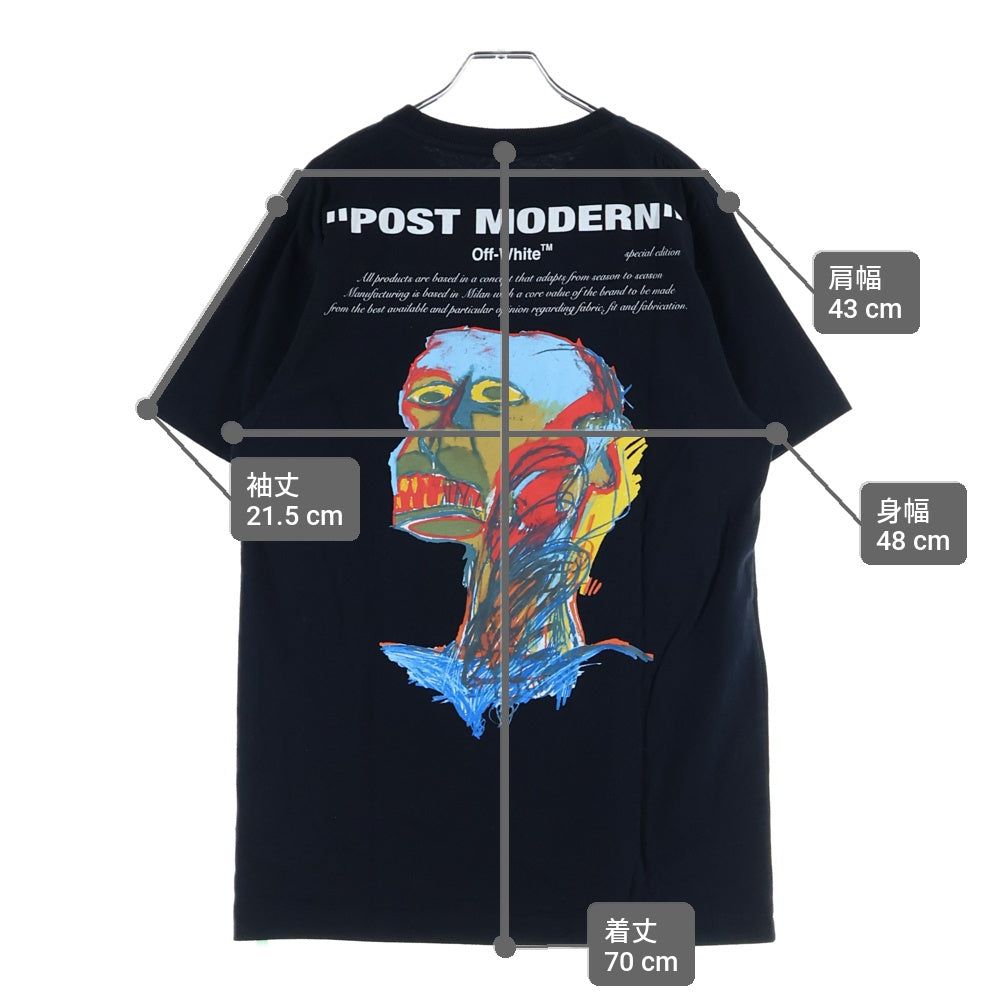 OFF-WHITE(オフホワイト) ×Basquiat POST MODERN バスキア ポストモダン グラフィック半袖Tシャツ カットソー OMAA027T19185004