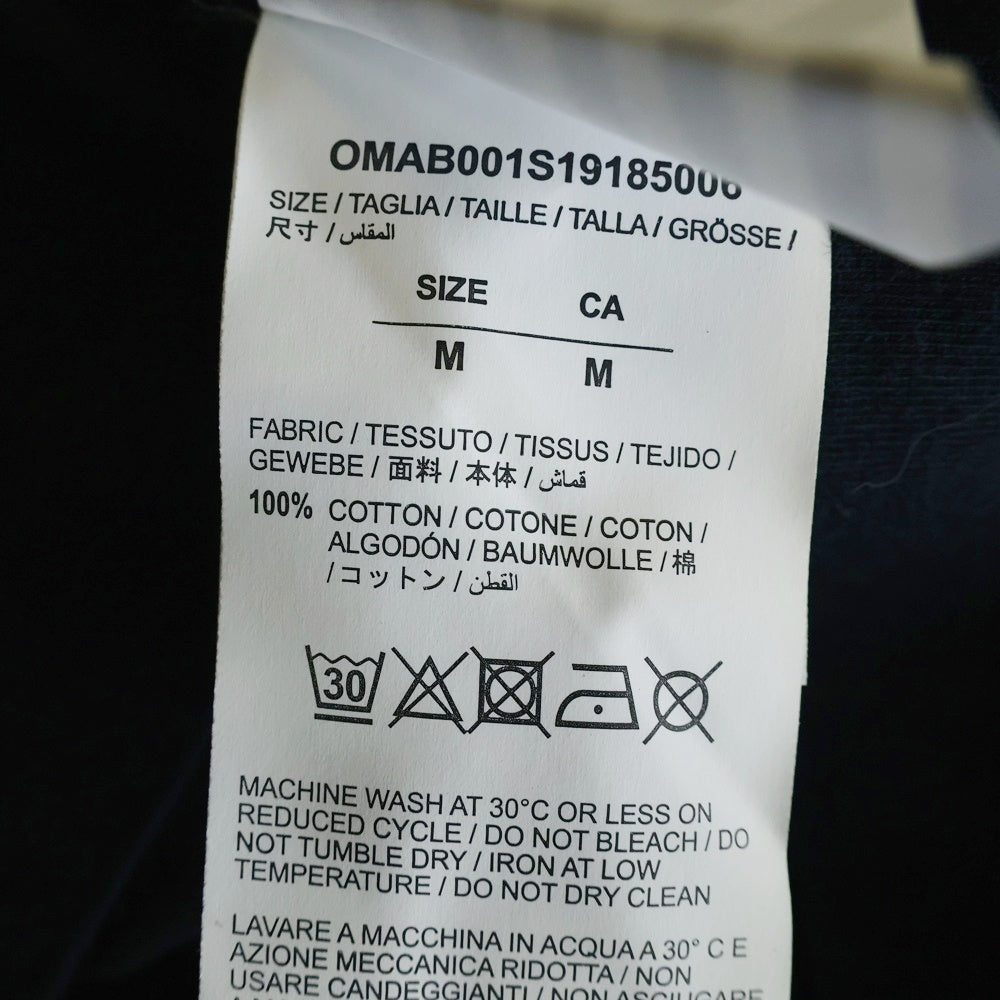 OFF-WHITE(オフホワイト) 19SS バックアロープリント長袖カットソー クルーネックロングスリーブTシャツ ブラック OMAB001S19185006