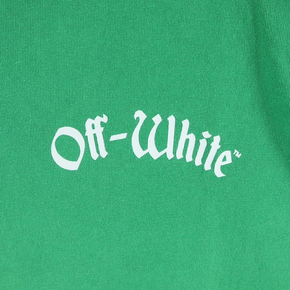 OFF-WHITE(オフホワイト) 19SS バックプリント半袖Tシャツ カットソー グリーン OMAA027R19185025