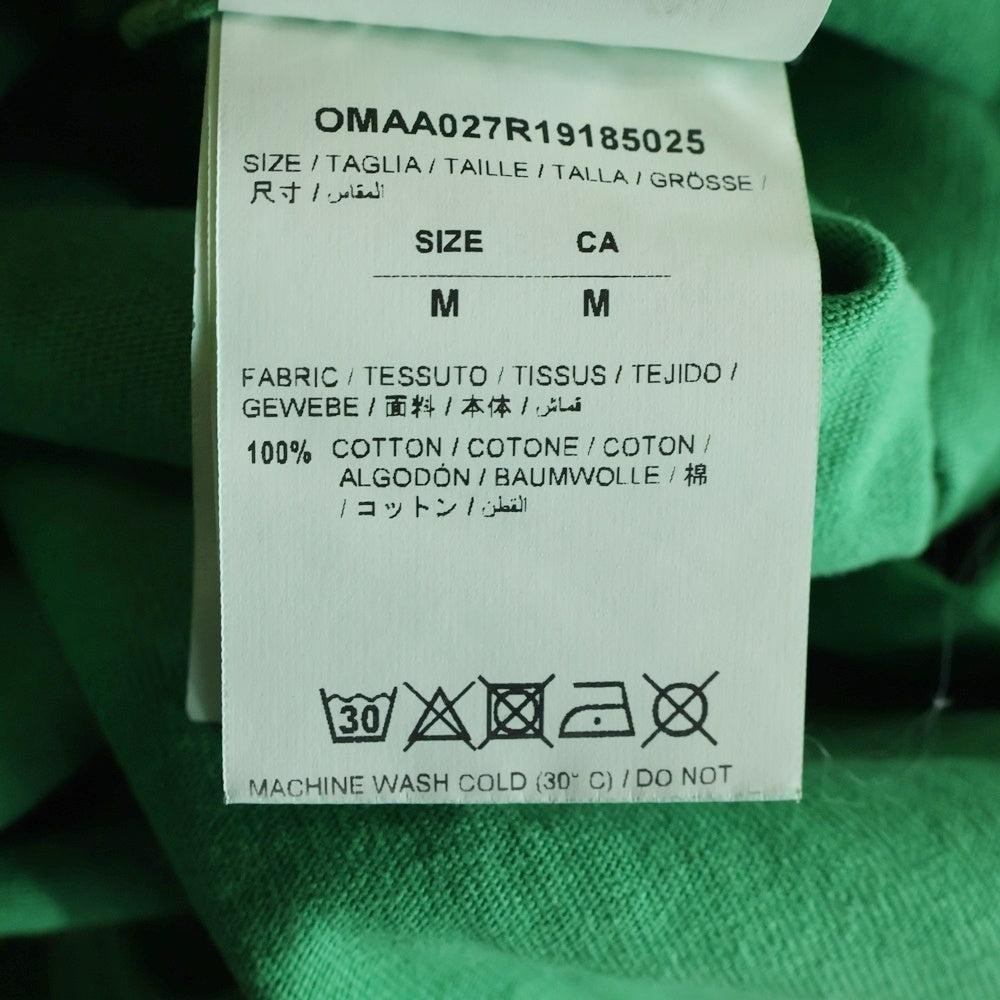 OFF-WHITE(オフホワイト) 19SS バックプリント半袖Tシャツ カットソー グリーン OMAA027R19185025