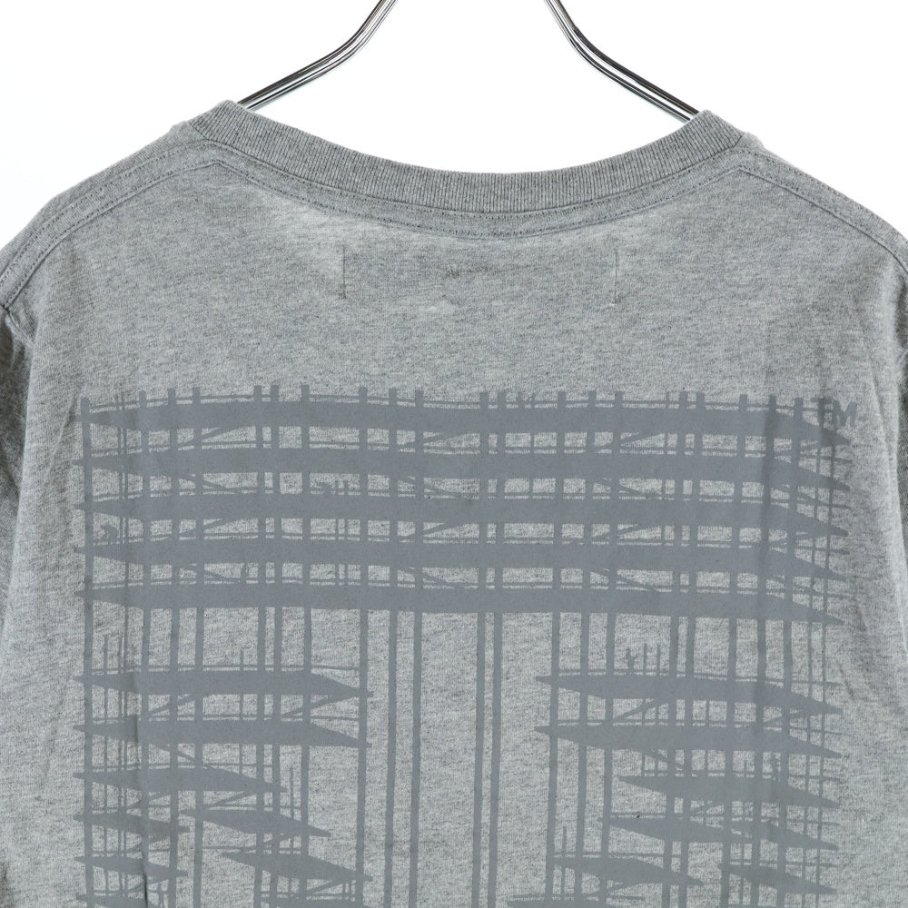 OFF-WHITE(オフホワイト) クロスアローロゴ グラフィック半袖Tシャツ カットソー グレー OMAA027E19185004
