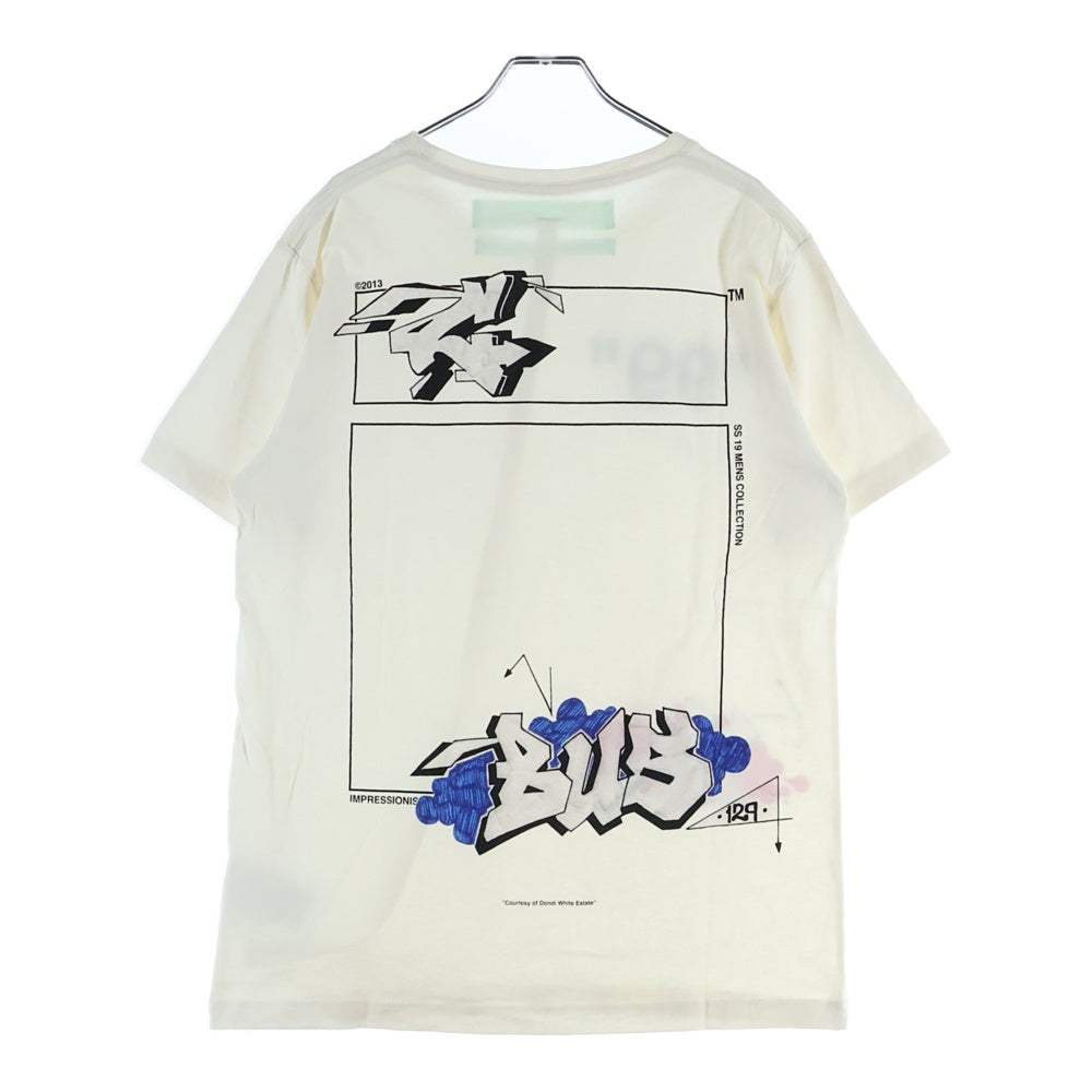 OFF-WHITE(オフホワイト) DONDI BUS SLIM TEE ドンディ バス スリム 半袖Tシャツ カットソー ホワイト OMAA027R19185006