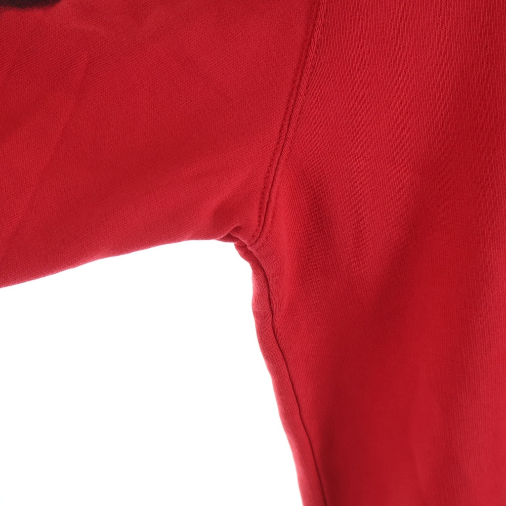 OFF-WHITE(オフホワイト) DIAG STENCIL ZIPPED HOODIE ダイアグ ステンシル ジップアップパーカー フーディー レッド OMBE001R19003015