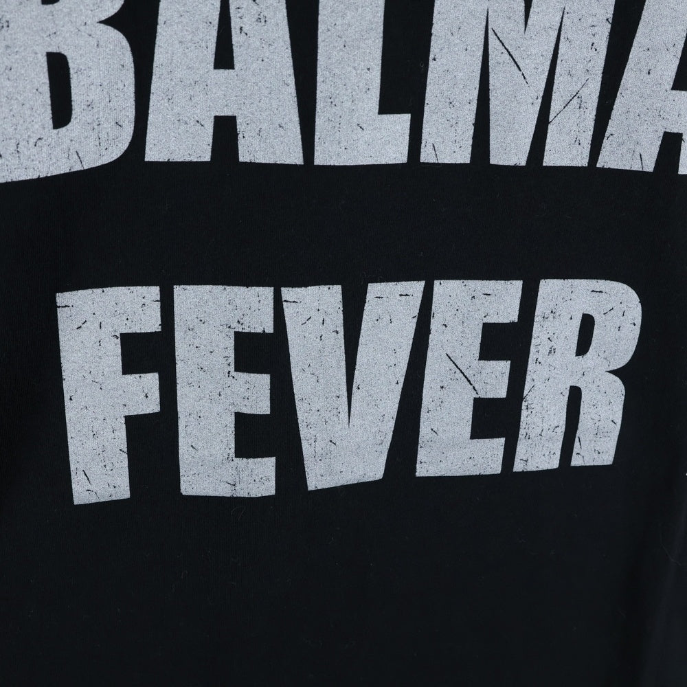 BALMAIN(バルマン) #BALMAIN グラフィックロゴ半袖Tシャツ カットソー ブラック S8H86011159