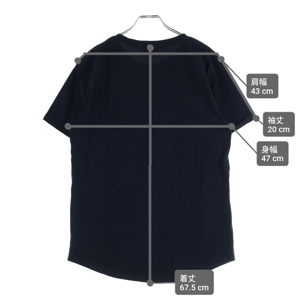 BALMAIN(バルマン) Bロゴデザイン半袖Tシャツ カットソー ブラック SH01135I207
