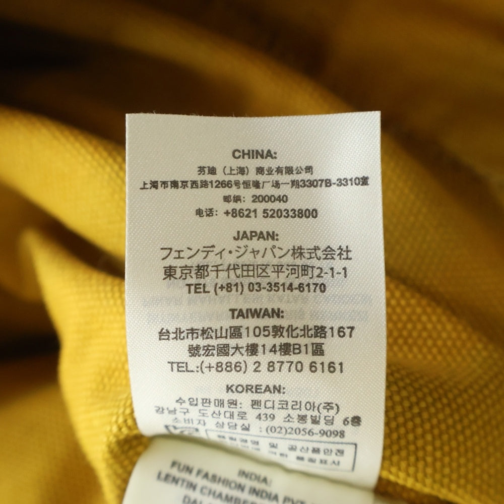 FENDI(フェンディ) Patterned Denim Jacket マルチパターンペカンストライプデニムジャケット マルチカラー FW0854
