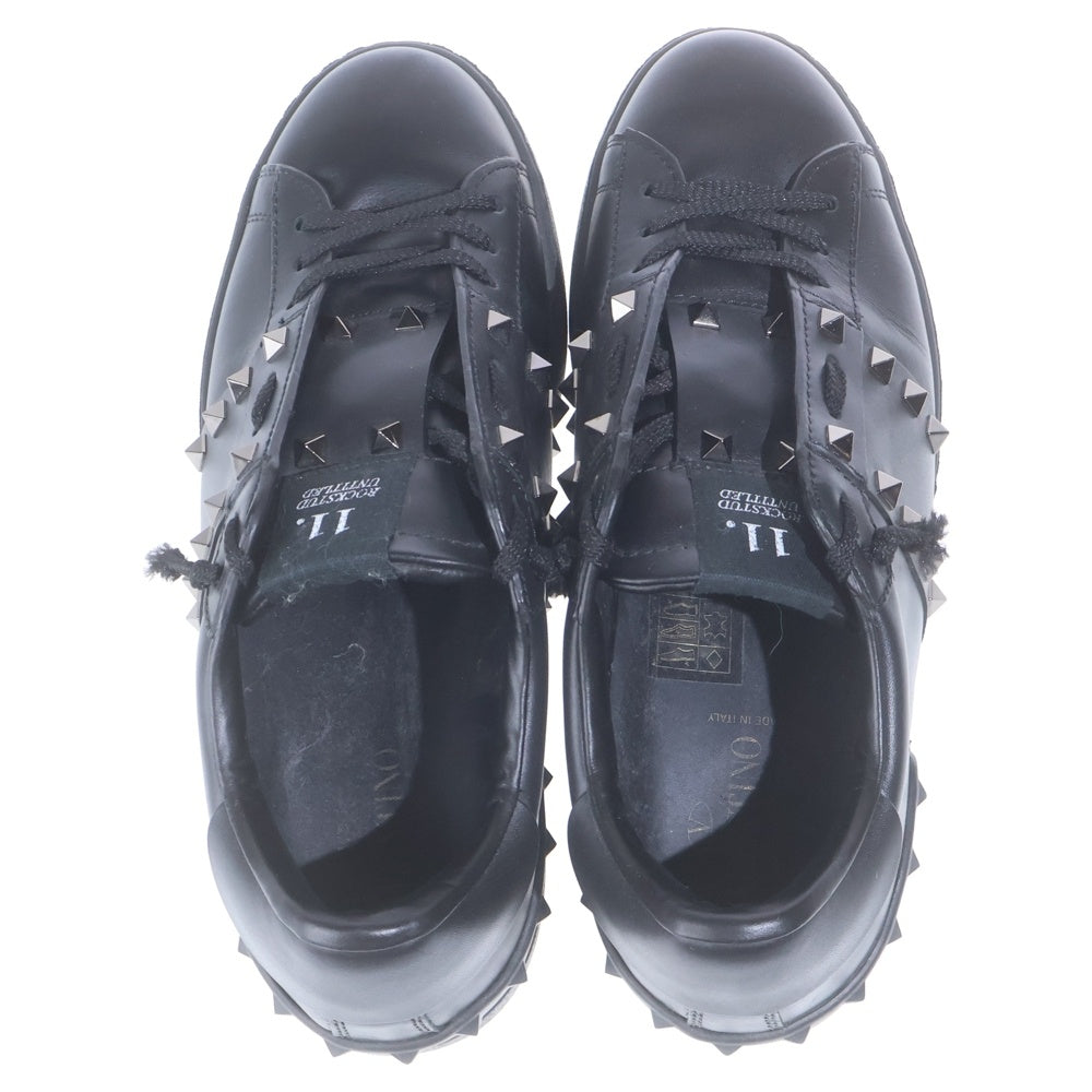 VALENTINO(ヴァレンティノ) ロックスタッヅ アンタイトルド ローカットスニーカー ブラック