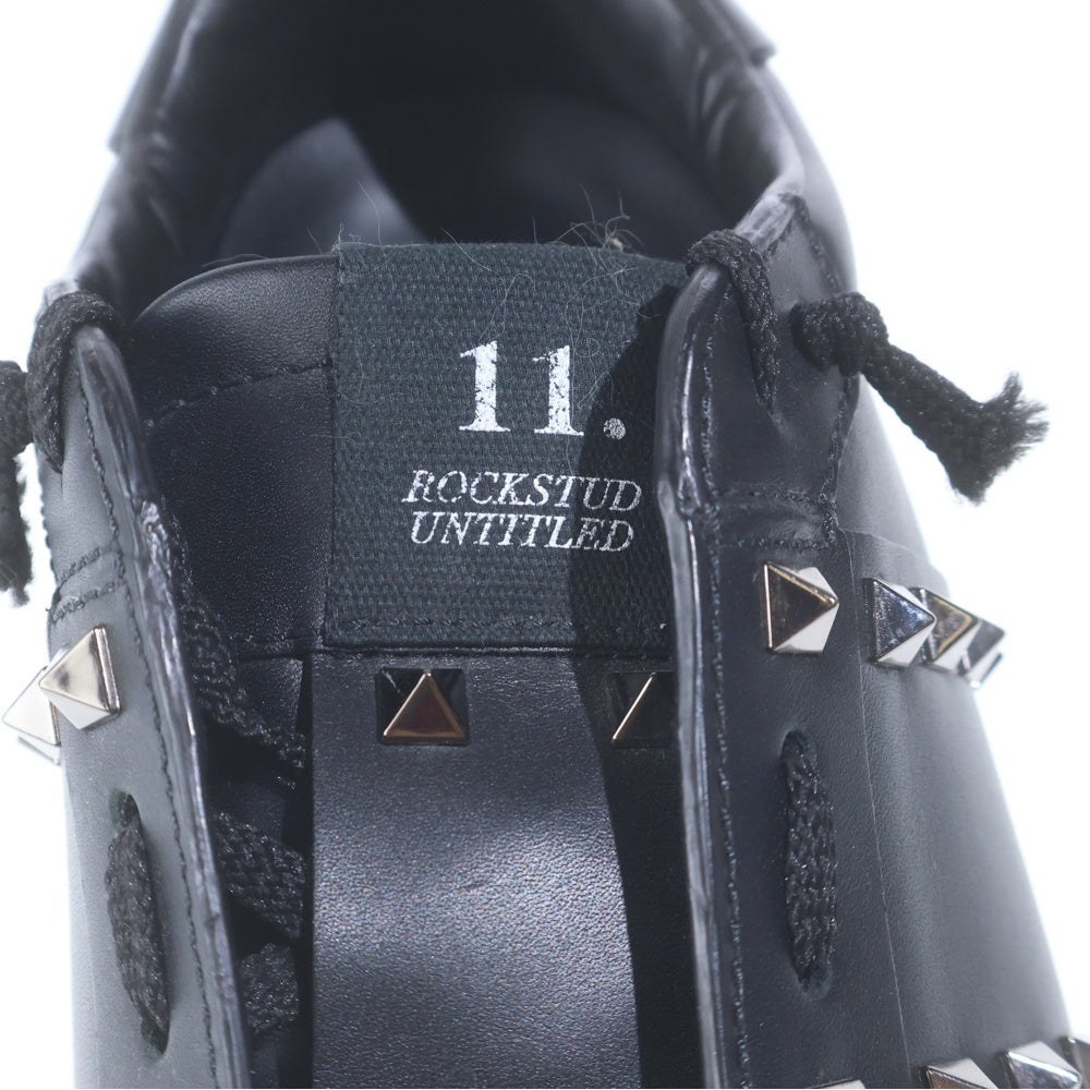 VALENTINO(ヴァレンティノ) ロックスタッヅ アンタイトルド ローカットスニーカー ブラック