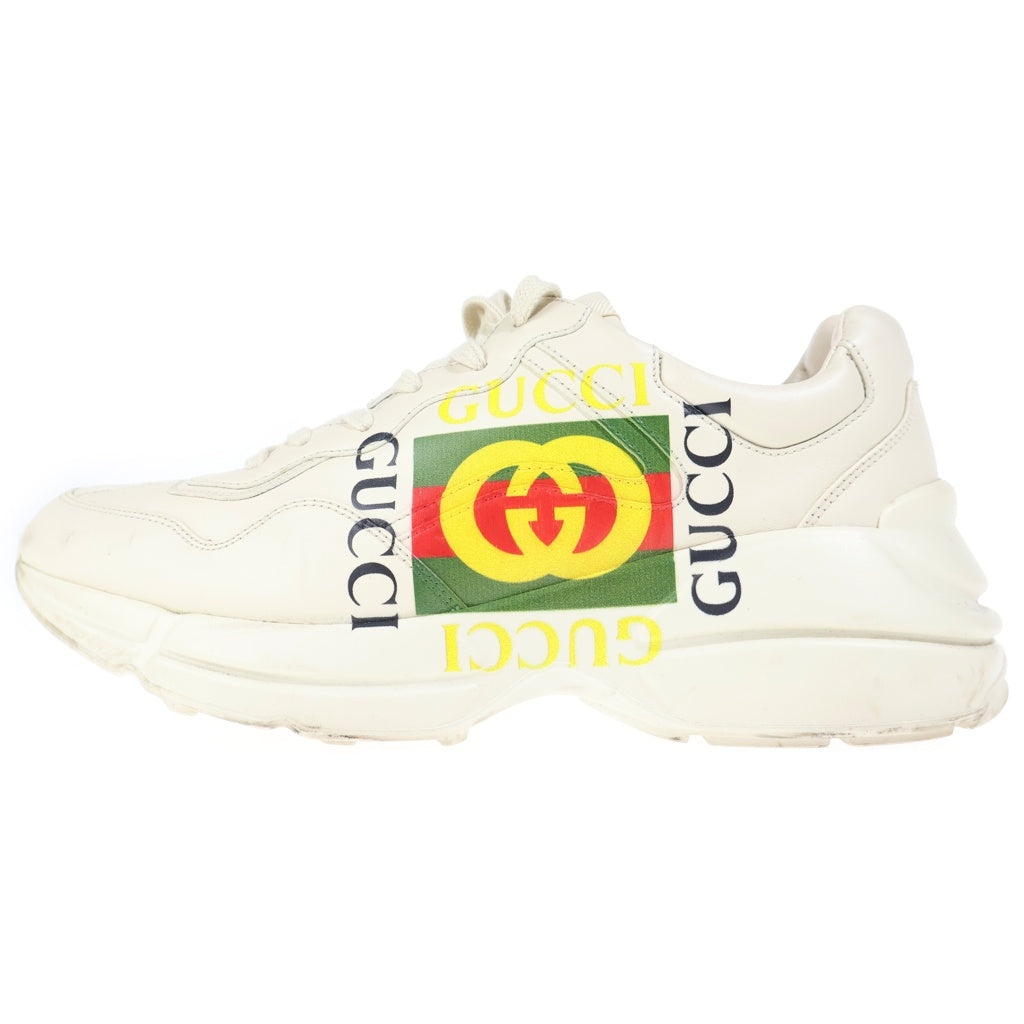 GUCCI(グッチ) Rhyton Sneaker ライトンスニーカー ローカットシューズ ホワイト